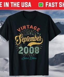 Vintage September 2008 Limited Edition T-Shirt