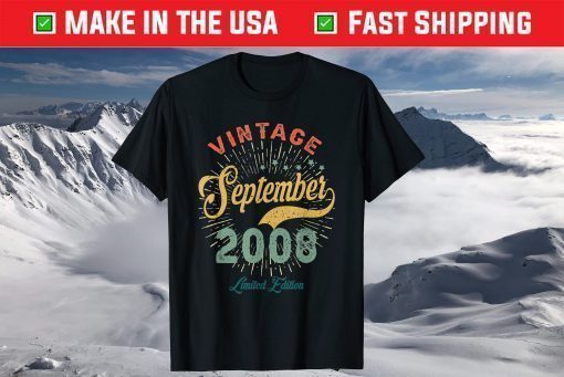 Vintage September 2008 Limited Edition T-Shirt