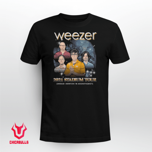 Weezer Agoraphobic Tour 2021 Shirt