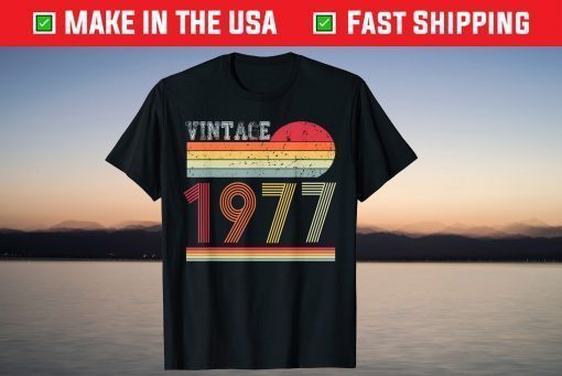 1977 Vintage Retro 70's Birthday T-Shirt