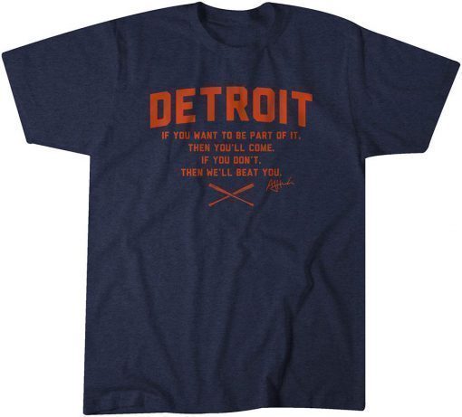 A.J Hinch Detroit Shirt