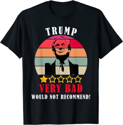 Anti Trump Pro Biden 1 Star Rating Election Vote T-Shirt