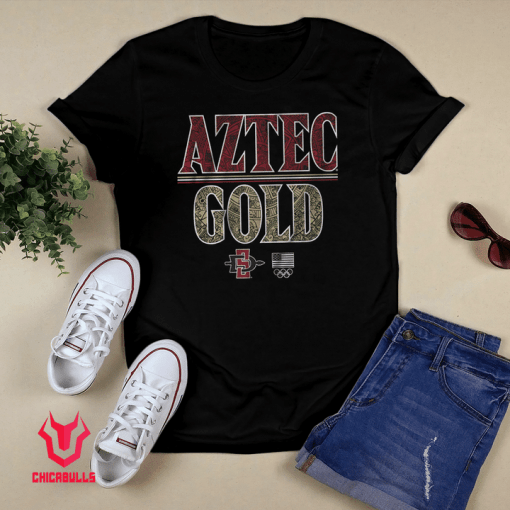 Team USA: SDSU Aztec Gold Tee Shirt