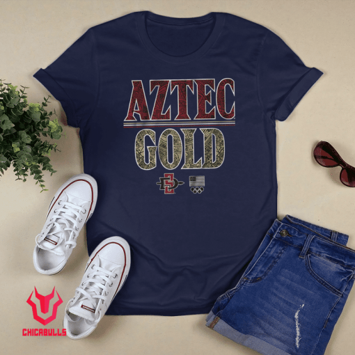 Team USA: SDSU Aztec Gold Tee Shirt