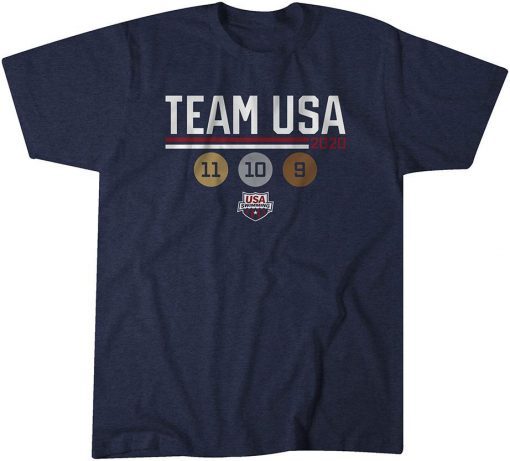 Team USA Swimming Medal Count Shirt