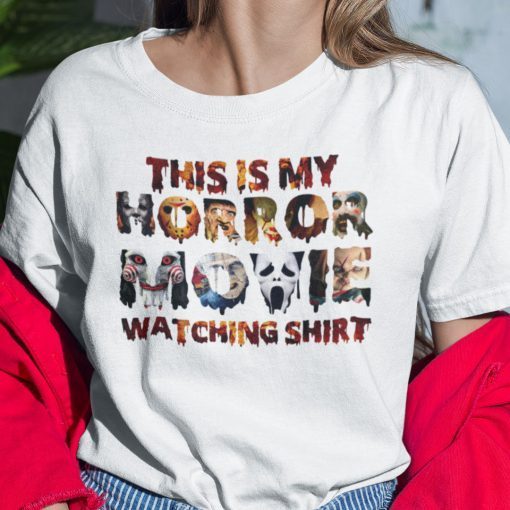 This Is My Horror Movie Watching Halloween Tee Shirt