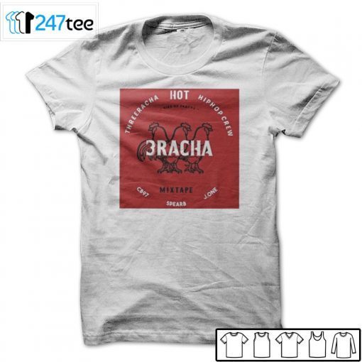 Threeracha Hot Hiphop Crew 3racha Mix Tape Shirt