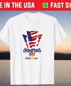 USA Champions 2021 Gold Cup Concacaf Tee Shirt