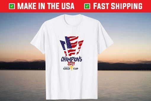 USA Champions 2021 Gold Cup Concacaf Tee Shirt