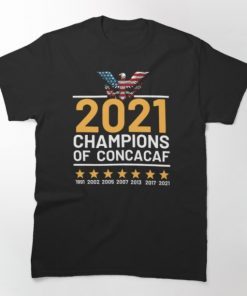 Usa Soccer Team Champions Concacaf Gold Cup 2021 Tee Shirt