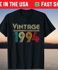 Vintage 1994 Retro 27 Years Old 27th Birthday T-Shirt