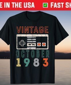 Vintage October 1983 38th Birthday 38 Year Old T-Shirt