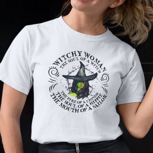 Witchy Woman The Soul Of A Witch Halloween Shirt