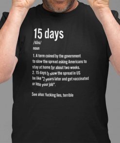 15 Days To Slow The Spread Shirt