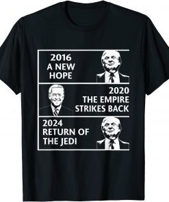 2016 a new hope 2020 the empire strikes back Trump Biden Tee Shirt