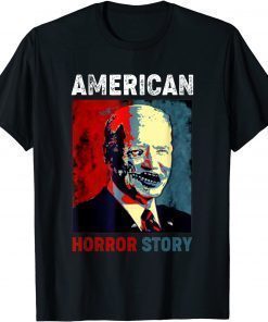 Biden Horror American Zombie Story Halloween T-Shirt