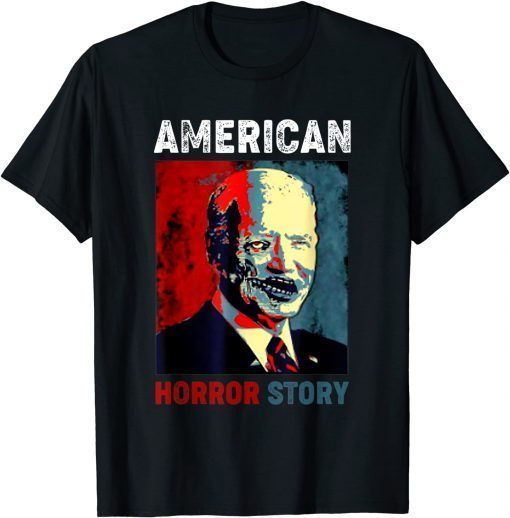 Biden Horror American Zombie Story Halloween T-Shirt