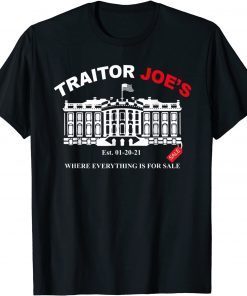 Funny Traitor Joe Anti Biden Anti Liberals Trump Support Tee Shirt
