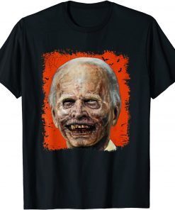 Retro Horror - Halloween Zombie Biden Nightmare Gift Shirt