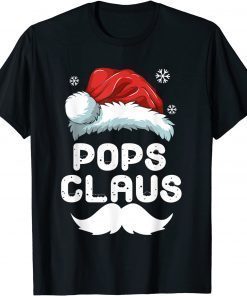 2021 Pops Claus Matching Family Christmas Pajamas Xmas Santa T-Shirt