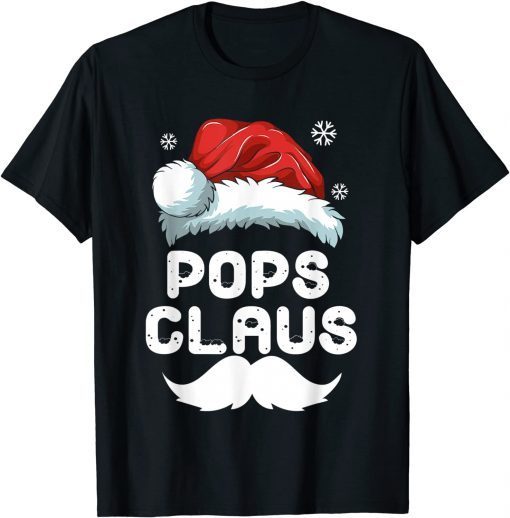 2021 Pops Claus Matching Family Christmas Pajamas Xmas Santa T-Shirt