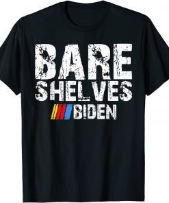 Bare Shelves Biden Let's Go Brandon Christmas T-Shirt