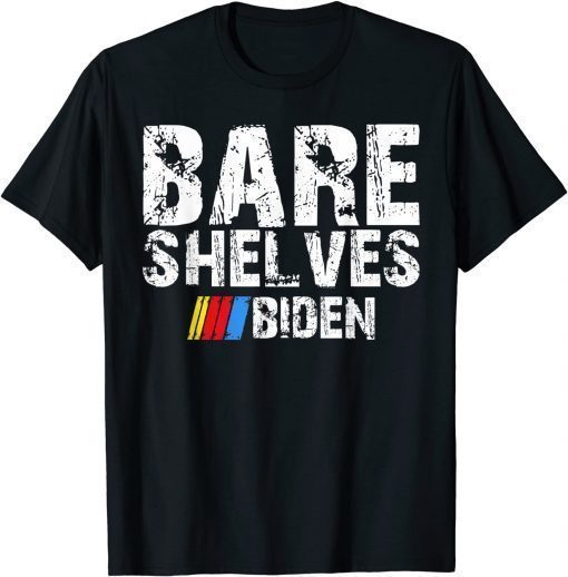 Bare Shelves Biden Let's Go Brandon Christmas T-Shirt