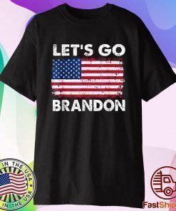 Let's Go Brandon, Joe B.i.d.e.n Chant, Anti biden Us Flag T-Shirt