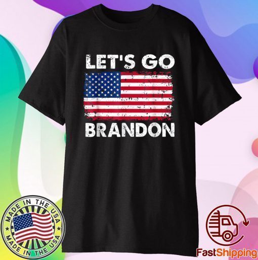 Let's Go Brandon, Joe B.i.d.e.n Chant, Anti biden Us Flag T-Shirt