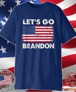 Let's Go Brandon, Joe B.i.d.e.n Chant, Anti biden Us Flag T-Shirt