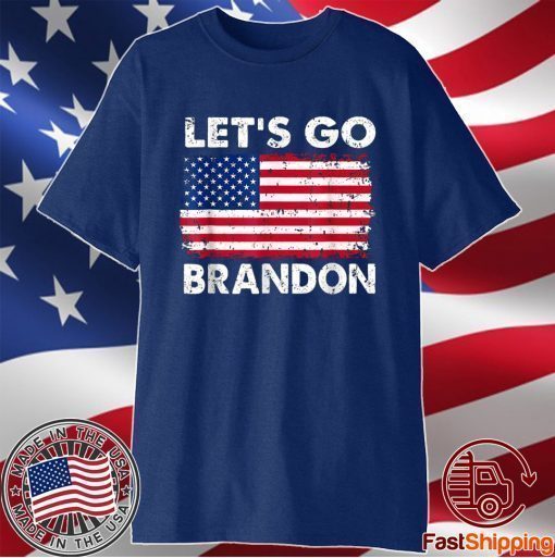 Let's Go Brandon, Joe B.i.d.e.n Chant, Anti biden Us Flag T-Shirt