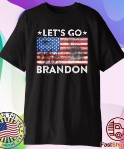 Let's Go Brandon, Joe B.i.d.e.n Chant, Impeach Biden US Flag T-Shirt