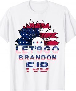 Let's Go, Brandon Joe Biden Chant Anti Liberal US Flag T-Shirt