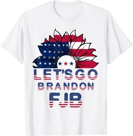 Let's Go, Brandon Joe Biden Chant Anti Liberal US Flag T-Shirt