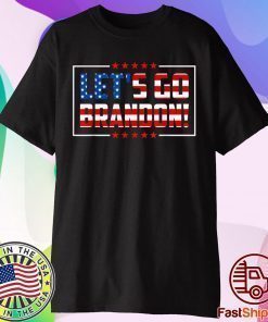 Let's Go Brandon, Joe Biden Chant, Impeach Biden Costume Flag T-Shirt