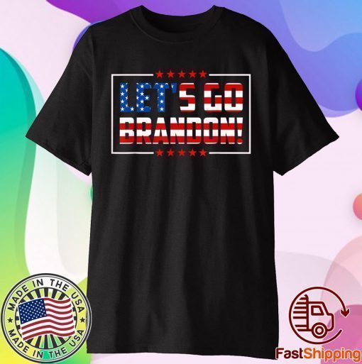 Let's Go Brandon, Joe Biden Chant, Impeach Biden Costume Flag T-Shirt