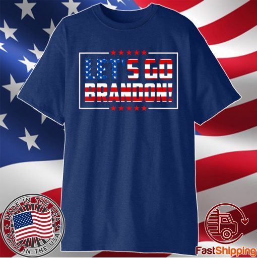 Let's Go Brandon, Joe Biden Chant, Impeach Biden Costume Flag T-Shirt