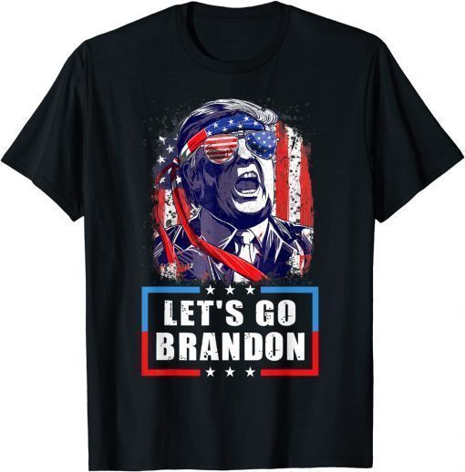 Lets Go Brandon, Let's Go Brandon USA Flag Pro Trump Classic T-Shirt