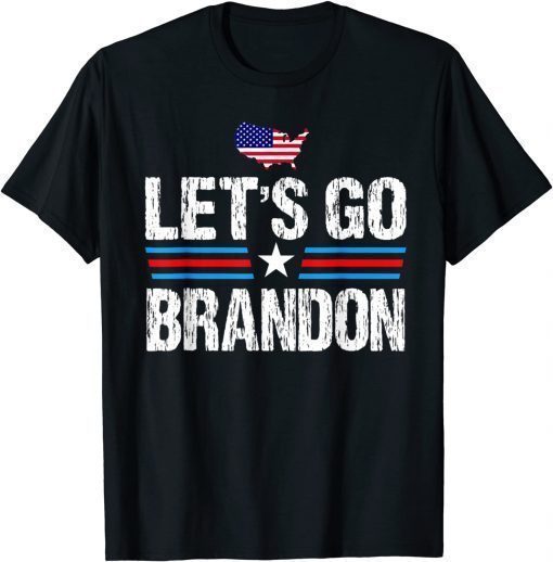 Vintage Lets Go Brandon FJB Impeach 46 T-Shirt