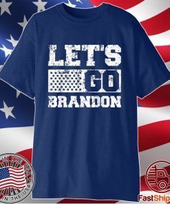 Vintage Let's Go Brandon, Joe Biden Chant Anti Biden T-Shirt