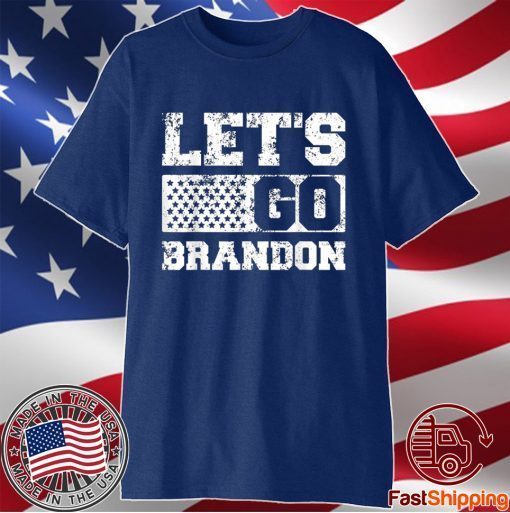 Vintage Let's Go Brandon, Joe Biden Chant Anti Biden T-Shirt