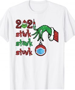 2021 Stink Stank Stunk Christmas Pajama Elf Matching Group T-Shirt