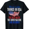 3 Useless Things In US Face Mask Vaccine Biden T-Shirt