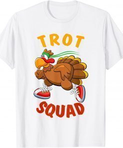 5k Thanksgiving Running Marathon Turkey Trot Squad Costume T-Shirt