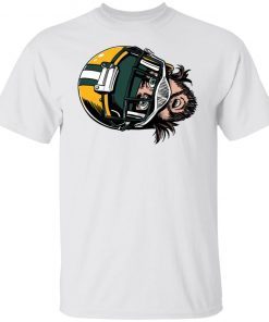 Aaron Rodgers Face Green shirt