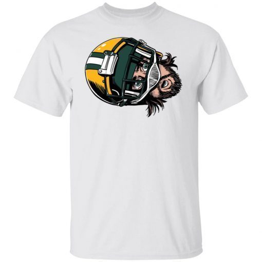 Aaron Rodgers Face Green shirt