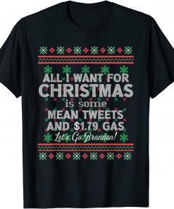 All I want for Christmas Biden Trump Anti-Liberal Tee Shirt