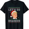 Anti Joe Biden Let's Go Brandon Trump Ugly Christmas Sweater T-Shirt