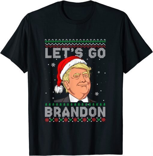 Anti Joe Biden Let's Go Brandon Trump Ugly Christmas Sweater T-Shirt