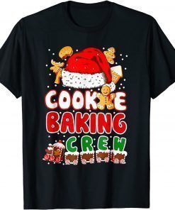 Cookie Baking Crew Pajama Matching Family Xmas T-Shirt